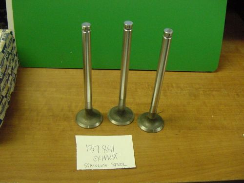 3 nos stainless steel exhaust valves triumph tr6 cr/cf gt6 mk3 2.5pi 2000tc