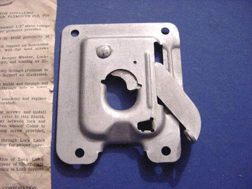 1950 mopar plymouth p-19-p-20 hood lock pt# 1335222 (nos)