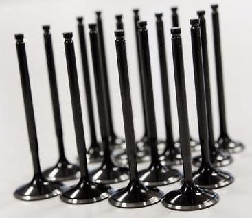 Supertech flat faced black nitride valves acura integra gsr type r b18c1 b18c5