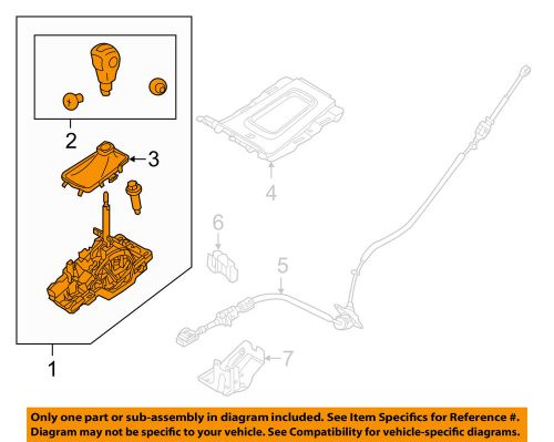 Ford oem 11-14 edge shifter housing-shifter assembly ct4z7210kc