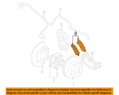 Gm oem brake-front pads 18048101