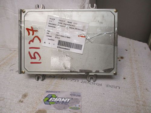 95 honda civic engine brain box electronic control module 37820p28a52