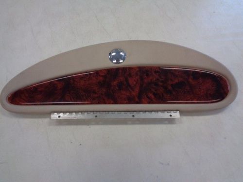 Tracker locking glove box door tr126589gd tan / woodgrain 20 1/4&#034; x 6 5/8&#034; boat