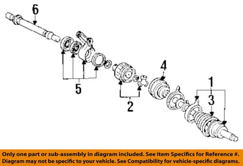 Mitsubishi oem 92-94 expo lrv front drive axle-center bearing mb526956