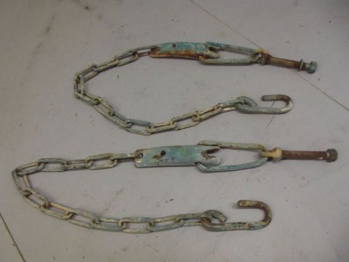 Ford truck original tailgate chains 1954 1955 1953 1956