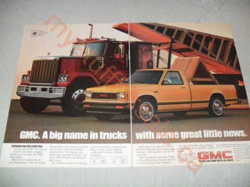 1982 gmc s-25 pick-up article / ad