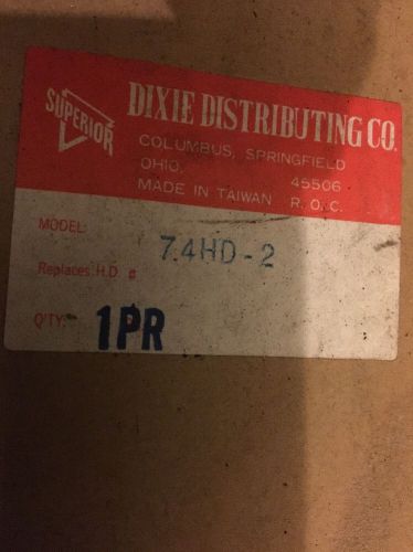 New 1949-1976 harley big twins set of fork tubes 74hd-2 1pr nos dixie distributo