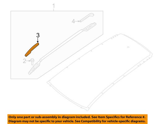 Nissan oem 2015 rogue roof rack-front cap left 738335ha1a