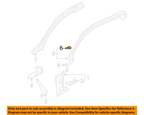 Audi oem 12-15 a7 quattro hinge pillar-damper right 4g8810376c