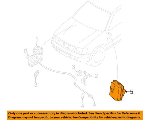 Nissan oem 01-04 frontier-cruise control module 189307z700