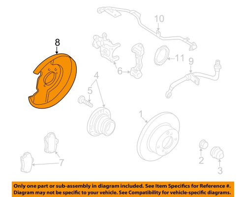 Nissan oem 93-01 altima brake-rear-splash shield left 441612b000