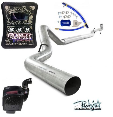 Ppei efi live autocal egr dpf delete 5&#034; exhaust 11-12 gm 6.6l duramax diesel s&amp;b