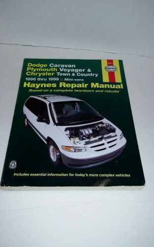 Haynes repair manual 30011. (1996-1999) dodge -plymouth -chrysler