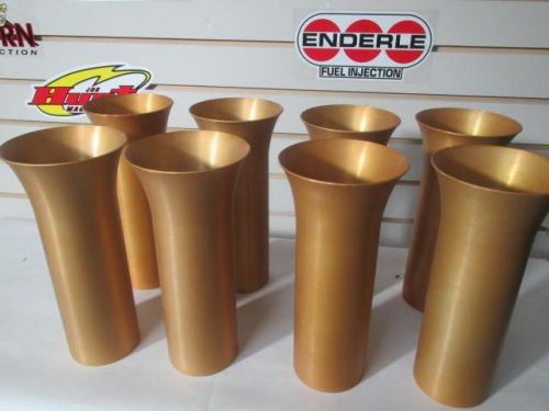 Kinsler, crower  2-5/8&#034; od   ram tubes, stacks, 8&#034;  tall  moroso gold anodized