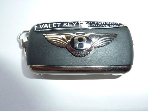 Bentley continental gt gtc flying spur keyless remote smart key 3-button valet