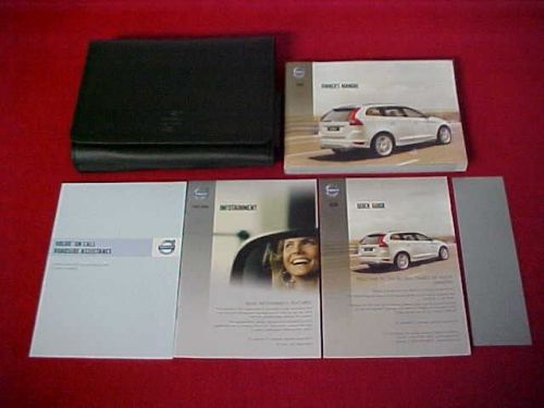 2013 original new volvo xc60 xc 60 owners manual service guide kit 13 + case oem