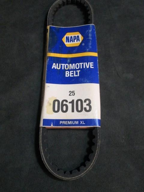 Brand new nos napa premium xl cogged automotive v-belt 25-06103