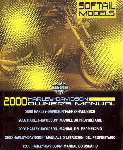 2000 harley-davidson softail international owners manual-flstf-flsts-fxsts-fxstb