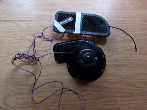 1965-1966,1967 oldsmobile, camaro, gm rear window defog blower fan w/ grill