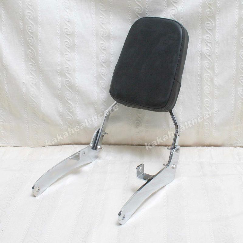 All year yamaha virago xv400 xv535 backrest sissy bar with cushion pad new #01