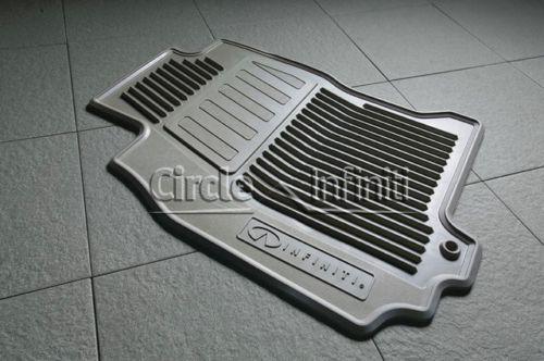 New oem factory 2006-2010 infiniti m35 m45 all season mats gray stone