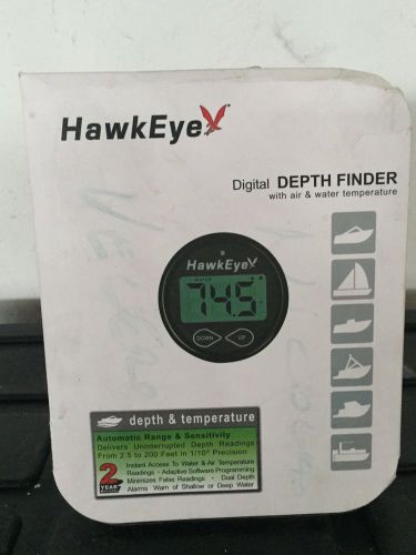 Hawkeye® depth finder/sounder with temperature