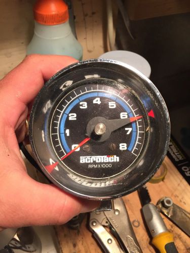 Vintage super acrotach 0-8000 rpm  tachometer