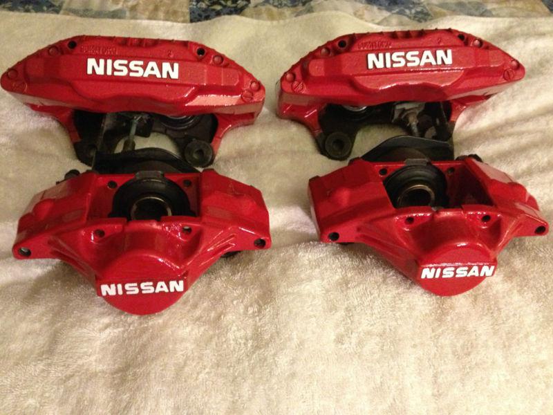 1993 nissan 300z brake caliper set front & rear 