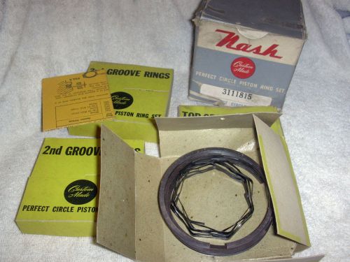 Nash ambassador set of piston rings 1941 &amp; 1942 6 cyl