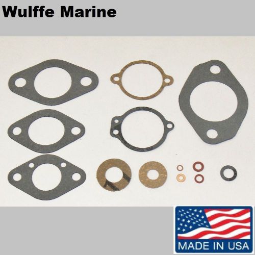 Carburetor gasket kit mercury side bowl carbs 3.9-150hp 1395-879194024 18-7006