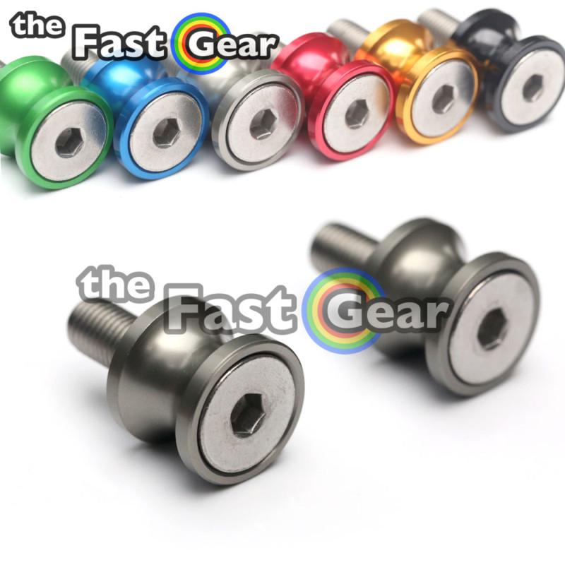 Titanium cnc rear spools sliders v yamaha yzf r1 06 07 08 09 10 11 12 2011 2013