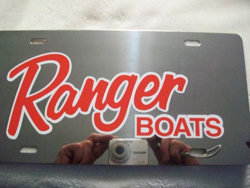 Ranger boat license plate