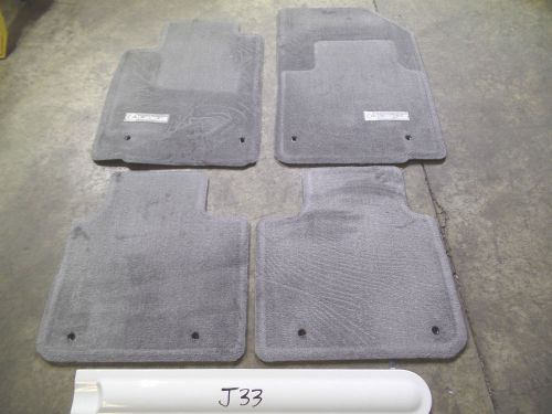 Dark grey floor mats oem nice lexus es350 07 08 09 10 11 12 front rear set 4