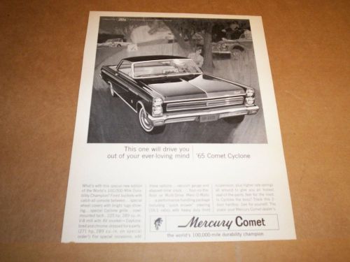 65 1965 mercury comet original magazine ad