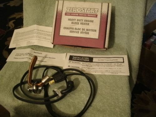 Zerostart navistar heavy duty engine block heater 8608512 for 1993 and earlier