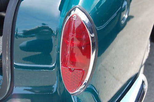 Vw karmann ghia tail lamp lens, all red, new pair, 1960-1969 coupe/convertible!