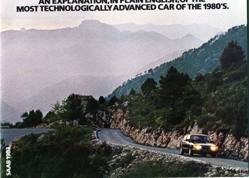 1983 saab  sales catalog