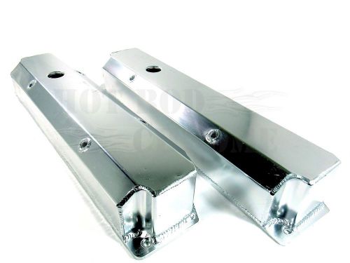 Valve covers for big block chrysler fabricated aluminum w/ hole