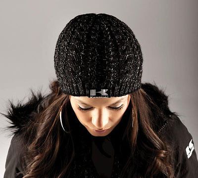 Brand new women&#039;s kawasaki sparkle beanie k014-4522-bkns