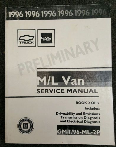 1996 chevrolet astro van / gmc safari van factory service manual