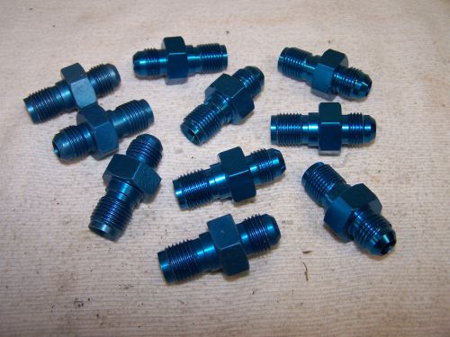 Aeroquip aluminum bulkhead fittings-racing-rat rod-drag-ump-mud-dirt-new !!!