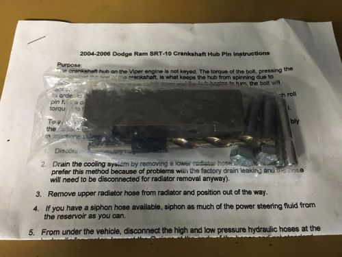 Roe racing crankshaft pin tool, 92-06 vipers &amp; srt-10 ram trucks