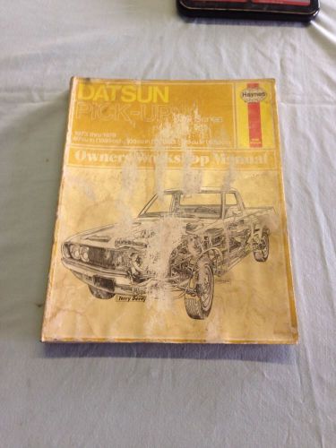 Datsun pick up truck workshop manual