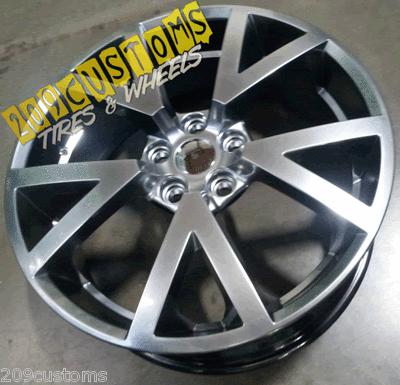 (4) 20 inch cadillac cts replicas wheels rims tires 5x120 2008 2009 2010 2011