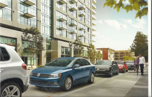 2016 volkswagen full line 27 page brochure new never opened up from dc autoshow!