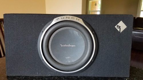 Rockford fosgate p3s-1x12 loaded 800w 12&#034; punch stage 3 car subwoofer enclosure