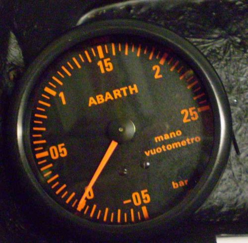 Abarth fiat gauges - manometro turbo