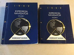 1999 expedition  navigator ford lincoln dealers repair manual set 99 truck