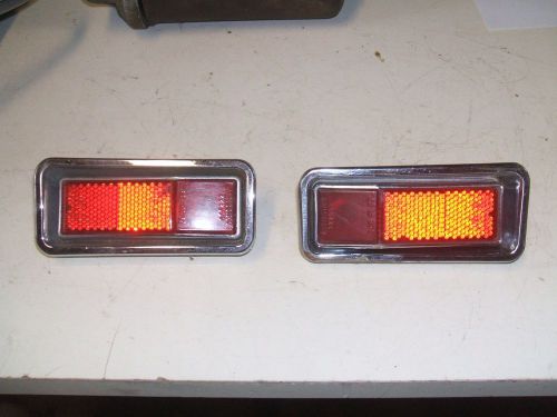 Alfa romeo spider (1970 - 1982) rear red parking lamps/lights fixtures