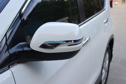 Abs chrome side rear view mirror bracket molding trim cover fr 2012-14 honda crv